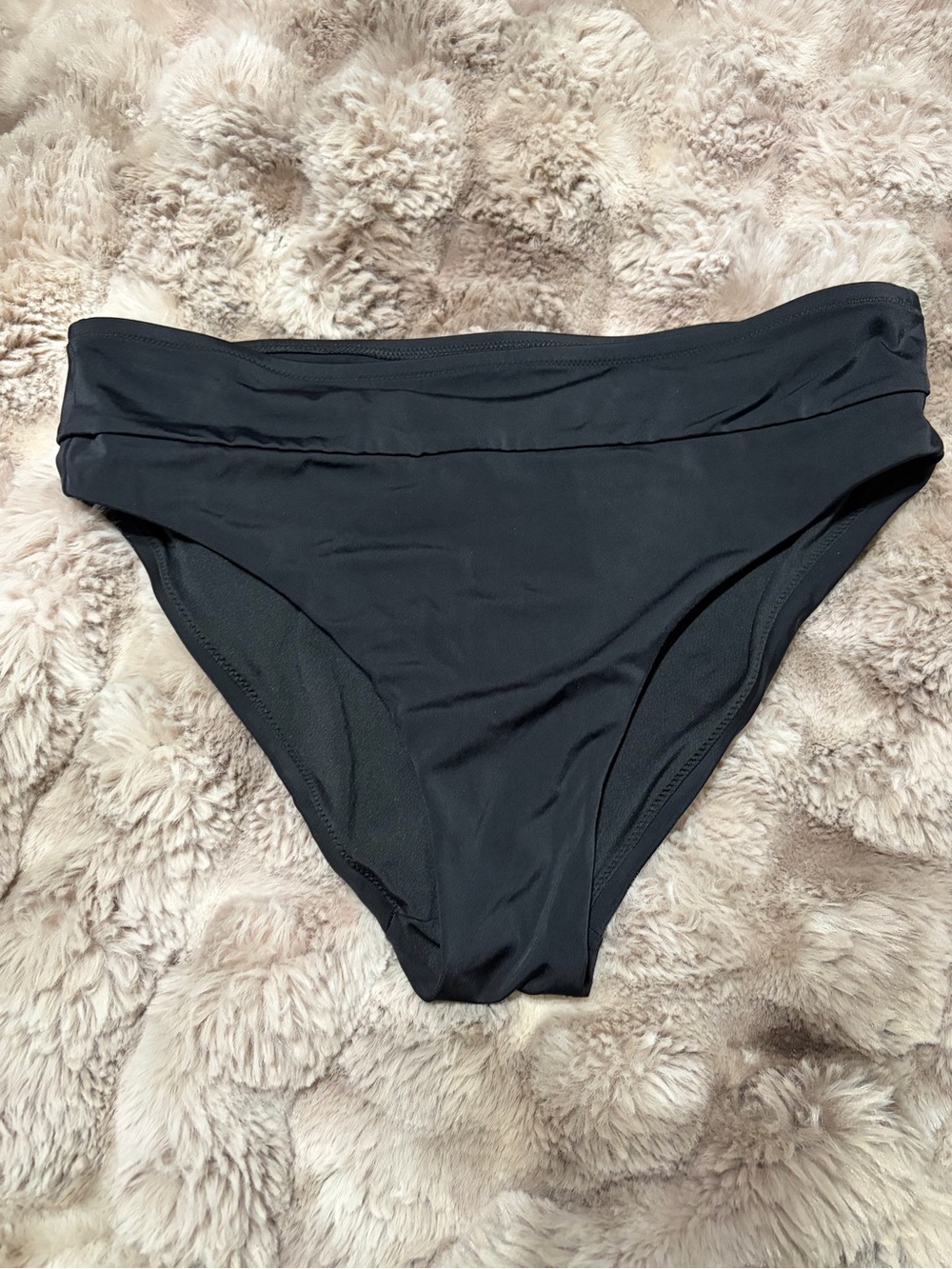 Victoria's Secret Black Fold-Over Bikini Bottom